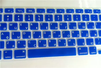 Til MacBook Air Pro 13 15 Retina 15 17 Gratis Fragt OS russisk Silikone Keyboard Protector Dække Huden Beskyttende film