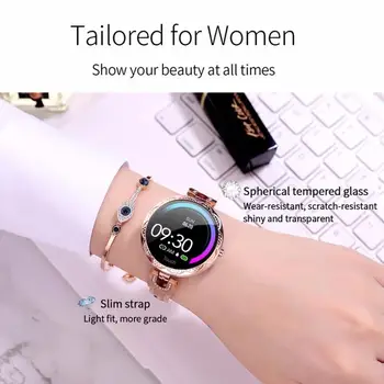 2020 nye AK15 Smart Ur Kvinder Armbånd pulsmåling IP67 Vandtæt Fitness Tracker Damer Ure til Xiaomi Iphone