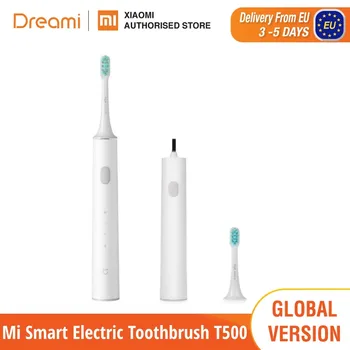 Mi Smart Elektrisk Tandbørste T500 (Genopladelige Smart Ultralyd tandbørste Vandtæt Trådløs USB Opladning Mi APP Control)
