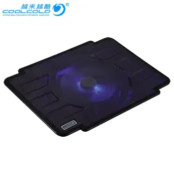 COOLCOLD laptop Cooling Pad Laptop cooler USB-Fan Lys Notebook stand slide-bevis stå Køligere