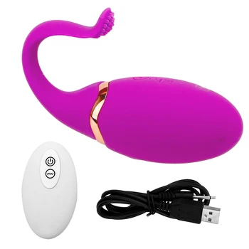 Vibrator Hoppe Æg Vibrator Sex Legetøj til Kvinder Trådløs Fjernbetjening 10 Speed Vibrerende Æg Klitoris, Vagina Stimulere