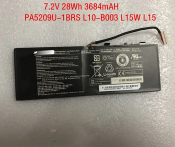7.2 V 28Wh Oprindelige PA5209U-1BRS Batteri til Toshiba Satellite L12-C-101 L15W-B1208X L10W-C L15W-B1302 L10-B003