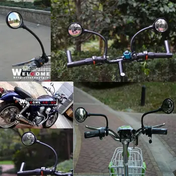 Høj kvalitet Road Cykel Drop Bar Rear View Mirror, Slange og Justerbare Sport og Underholdning Cykel Tilbehør