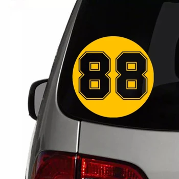 CS-10217# antal 88 sjove vinyl bil mærkat reflekterende vandtæt bil decal klistermærker på lastbil kofanger bag vinduet