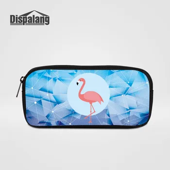 Dispalang Damer Cosmetic Bag Flamingo Penalhus Opbevaring Arrangør Pen Tasker Blyant Bag Pencilcase Skole Levering Papirvarer