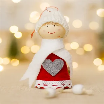 Juledekoration Vedhæng Dejlige Angel Hængende Ornament Dukke Håndværk til juletræ