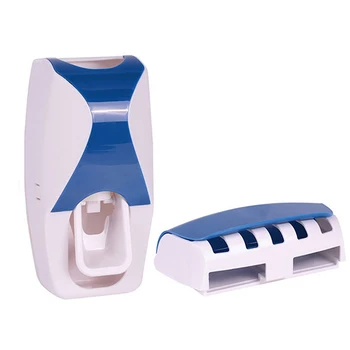2021 1 Par Automatiske Tandpasta Dispenser, Høj Kvalitet Tandbørsteholder Sæt Badeværelse Værktøjer Sæt Praktisk Badeværelse Produkter