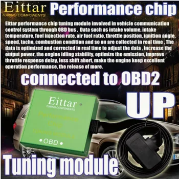 Auto OBD2 OBDII Ydeevne Chip OBD-2 Bil Tuning Modul Lmprove forbrændingseffektivitet Spare Brændstof For Volkswagen VW Polo 2003+