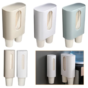 Vand Dispenser kopholder Disponibel kopholder Automatisk Kop Storage Rack Kopper Container Indehaveren Trække Type Receptionen