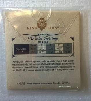 KING LION Violin strings v135 string set string, diameter inchs :010-035