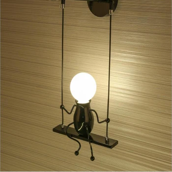Moderne led-væg lys til soveværelse, stue, læseværelse hjem indendørs belysning fleksibel arm lys enkel væglampe