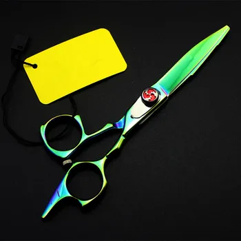 Eksklusive professionelle 5.5 tommer Japan 440c klippe hår salon saks gøre op makas beskæresakse skære frisør-værktøjer frisør sakse
