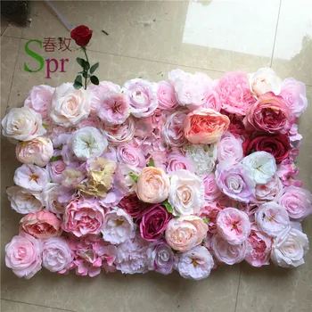 SPR blomst væg bryllup indretning kunstige hortensia bryllup blomst væg scene baggrund engros kunstig blomst