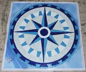 Tilpasning Glimt Vægmaleri Væggen Glas Mosaik Fliser for Medallion Loft-Gulvtæppe Swimmingpool Salon udendørs udsmykning