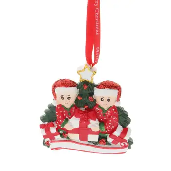 Juletræspynt Hængende Ornament 2-5 Mumbers Overlevende Familie Gave