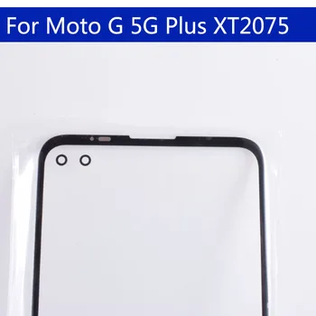 10stk\Masse For Motorola Moto G 5G Plus XT2075 Touch LCD-Skærm Foran Ydre Glas Linse Udskiftning
