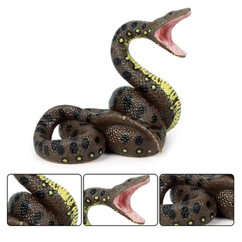 Børns Legetøj Slange Model Simulering Krybdyr Kæmpe Python Stor Python Vilde Dyr Slange Model