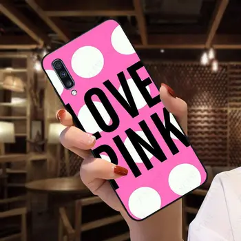 Elsker nye pink Sort Mobiltelefon etui Til Samsung Galaxy A50 A10, A20 A20E A20S A30S A40 A51 A70 A30 A6 A7 A8 DÆKKE Mobiltelefoner