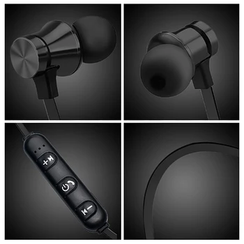 Netic Bluetooth Hovedtelefon Stereo Vandtætte Øretelefoner Trådløse Hovedtelefoner i Ear Headset med Mikrofon til iPhone Xiaomi