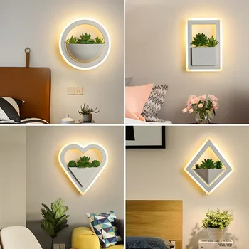 Vintage moderne lys svanehals glas bolden reb korridor soveværelse sengen spisestue væglampe