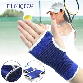 Engros Fitness Handsker Håndleddet Anti-Slip Strikkede Handsker til Tennis Sports-X85