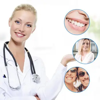 Gennemsigtig Dental Ortodontisk Tre Trin for At Tænder, Tænder, Holder Ret Corrector Tand Værktøjer Bærbare Braser X6V9