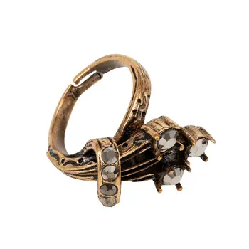 Ring smykker salute (dimensionsløs, smykker legering, bronze) 55328