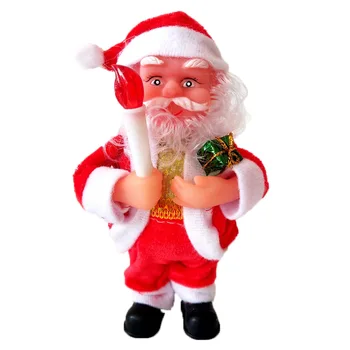 Julepynt 7i Elektriske Santa Claus Musik Christmas Legetøj til Børn Ornamenter Kids Legetøj