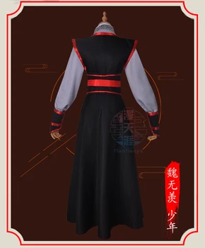 Stormester Dæmoniske Dyrkning Wei Wuxian Unge Cosplay Kostume Wei Wuxian Mo Dao Zu Shi Unisex Kostume