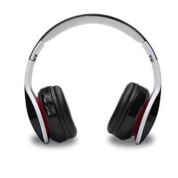 OY712 Bluetooth-Headset med Mikrofon, Foldbar Musik, To-Vejs Stereo(Sort og Hvid)