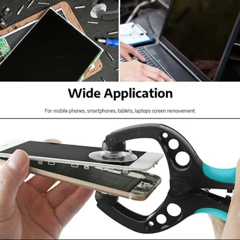 LCD-Skærm Dobbelt sugekop Åbning Tang Reparation Værktøj til Mobiltelefon Skærm adskillelse sugekop tænger