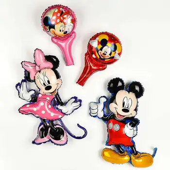 Diseny Mickey, Minnie Mouse Folie Balloner Tegnefilm Balons Fødselsdag Dekoration Baby Brusebad Legetøj Balons Bolden børnenes Dag
