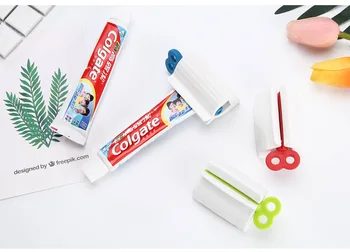 Dovne tandpasta, dovne facial cleanser, manuel hånd creme, automatisk tandpasta artefakt