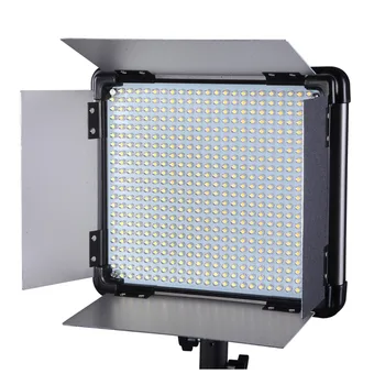 Yidoblo 3 stk LED-Lampe kamera lys D528II 40W 1500 Lumen Professionel Studio justerbar bio-farve Fotografering led video lys