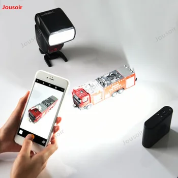 Godox A1 Smartphone Flash System 2,4 G Wireless Flash Trigger Konstant Led-Lys, Batteri til iPhone 6s 7 plus CD50 T03