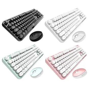MOFii Trådløst Tastatur Og Mus Ergonomisk Bærbare hjemmekontoret USB-Tastatur Optisk Mus Almindelige Version