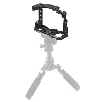 Aluminium QR Håndholdt Kamera Bur For Sony A7RIII/A7III/A7MIII SLR DSLR-Mount Stativ Beslag Fotografering Extension Kit