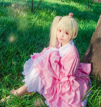 Ny Animationsfilm Alice Til Zouroku Cosplay Lolita Pink Stuepige Kjole Sød og Søde Lolita Palace Kvinde Piger Japansk Kjole