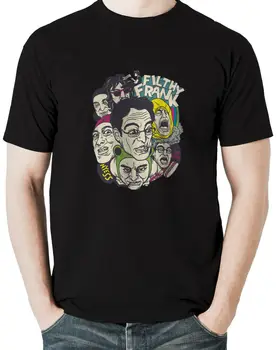 Filthy Frank Kunst kortærmet T-Shirt i Bomuld kortærmet O-Hals Toppe, t-Shirts T-Shirt Unisex Mere Størrelse Plus Size Harajuku