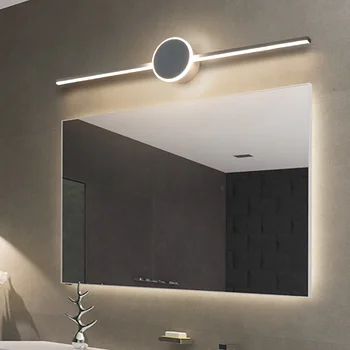 En enkel, moderne led-spejl forlygte badeværelse badeværelse spejl-kabinet lys, vandtæt, anti-tåge-lampen i makeup-spejl-lys