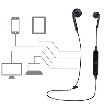 Sport Neckband Stereo Lyd Trådløse Bluetooth 4.1 In-ear Hovedtelefoner med Mikrofon