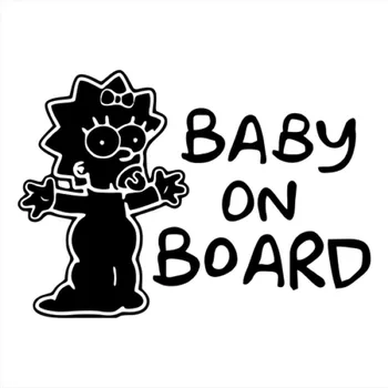 18*13cm datter om bord bil mærkat pige baby i bilen vinyl auto bil klistermærker CL290