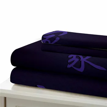 HELENGILI 3D-Sengetøj Sæt Kinesiske Tegn Print Duvet Cover Sæt Sengetøj med Pudebetræk Sæt sengelinned boligtekstiler #ZGZ04