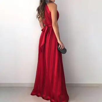 Købe Røde kjoler sexet multiway eksplosion modeller kvinders strop kjole trykt silke kjole lang < Tøj Til Kvinder \ Loneabrahamsen.dk