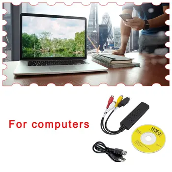 USB 2.0 Video Capture Card Converter PC Adapter TV Audio DVD DVR VHS For Window 2000 For XP For Vista For Win 7