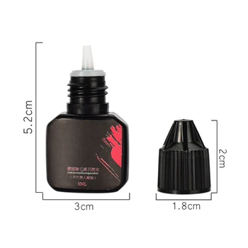 5ml Eyelash Glue 1-3 Sekunder for Hurtig Tørring Øjenvipper Extension Lim Pro Vipper og Lim Praksis Vipper Klæbemiddel til Nybegynder 2020