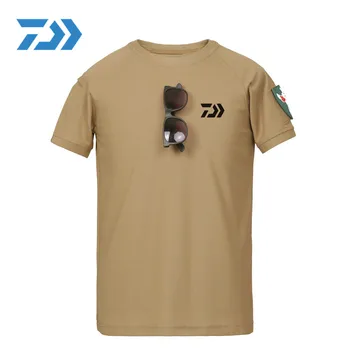 2021 Mænd Tøj Fiskeri T-Shirt Camouflage Fiskeri Tøj Korte Ærmer hurtigtørrende, Åndbart, Anti-UV-Fiskeri Polo