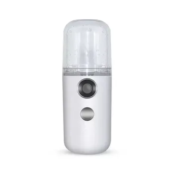 Fugtgivende Luftfugter med Damp Ansigt Instrument Cylindriske Spray Instrument USB-Opladning af Bærbare Nano-Spray Instrument