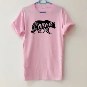 Sunfiz YF Kvinder, Mor Bærer Blomster T-Shirt Short Sleeve Tee Harajuku T-shirt Festival t-Shirt Damer Æstetiske Tee