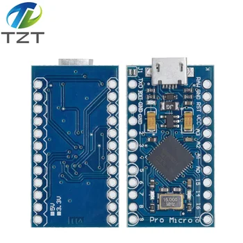 TZT Pro Micro ATmega32U4 5V 16MHz Erstatte ATmega328 Til Arduino Mini Pro Med 2 Række Pin Header Til Leonardo Mini Usb-Interface